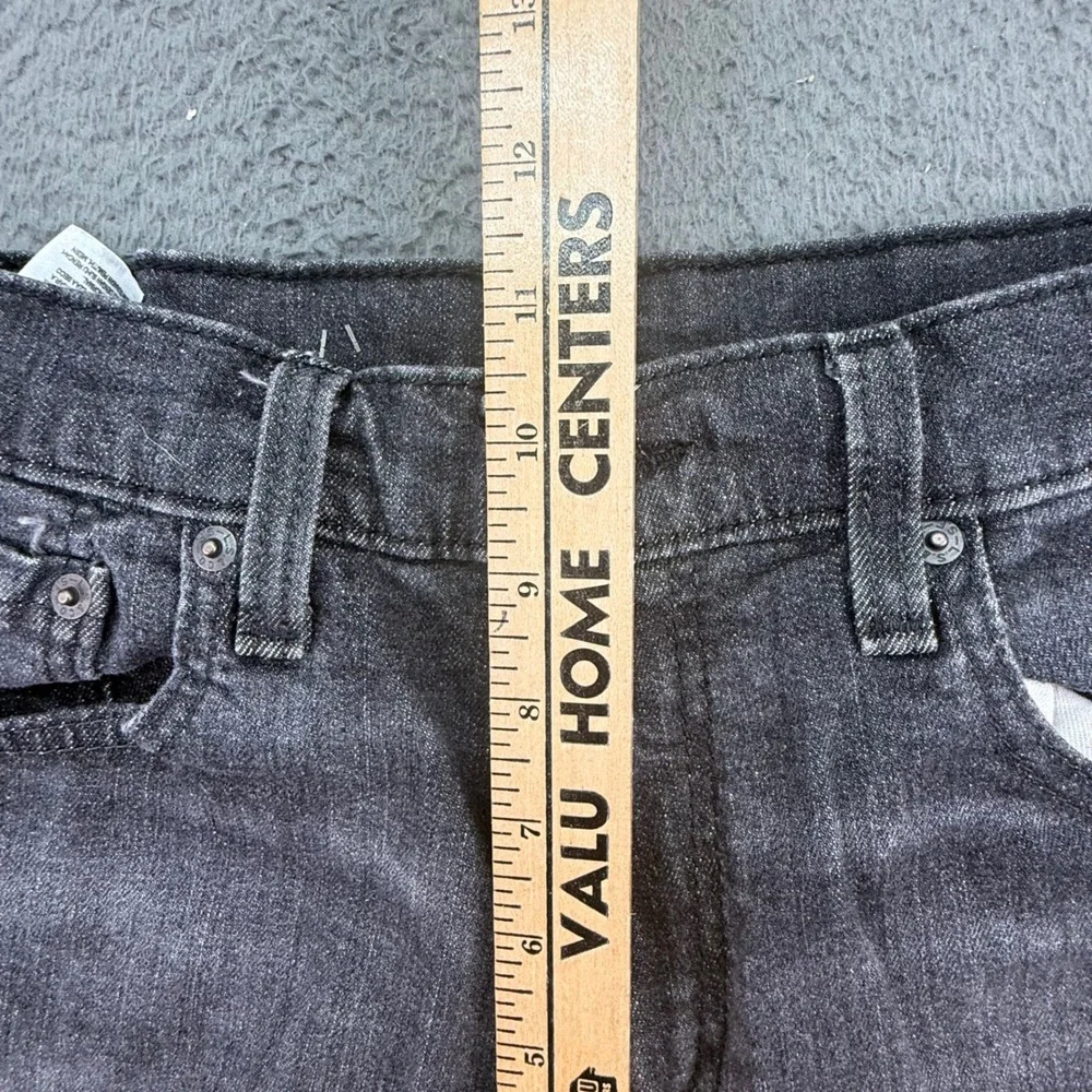 Levi's 512‎ Slim Taper Jeans Mens 32x29 Black Washed Stretch Denim Pants